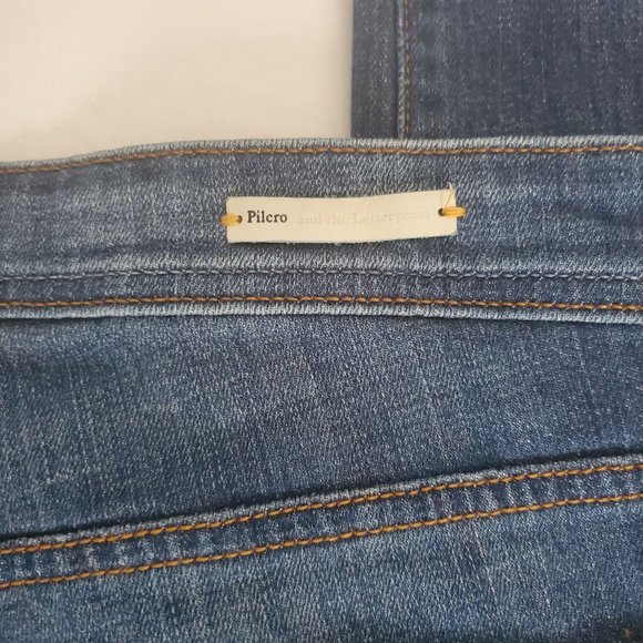 Anthropologie Pilcro &The Letterpress Womens No 27 Fit/Stet Straight Denim Jeans - Picture 7 of 11